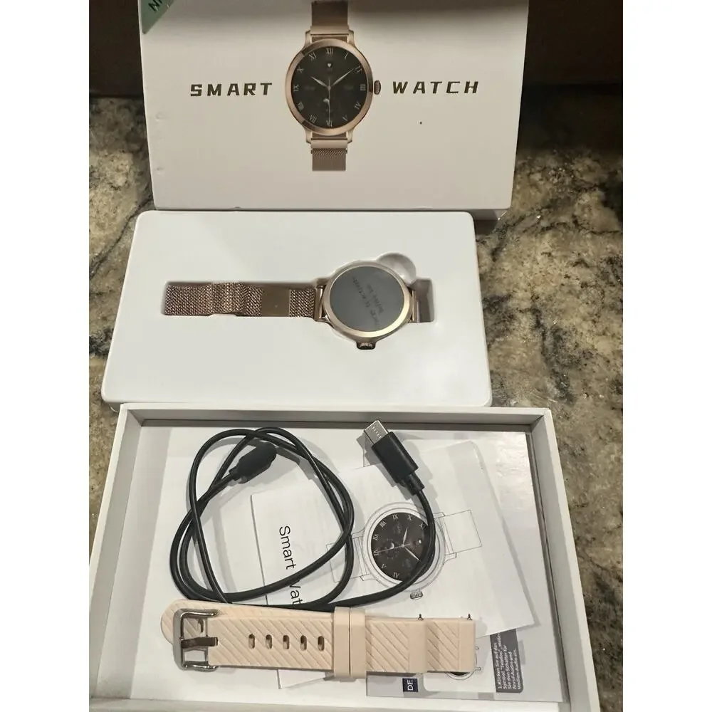 Smart Watches for Women Android/iPhone, IP68 Waterproof Fitness Tracker Pink